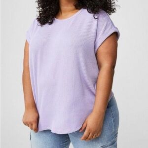 Torrid Women's Scoop Neck Dolman Top Lavender Size 5X NWT